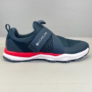 Echelon Cycling Shoes Mens Size 10.5 Navy Blue Mesh Strap Athletic Bike Sneakers